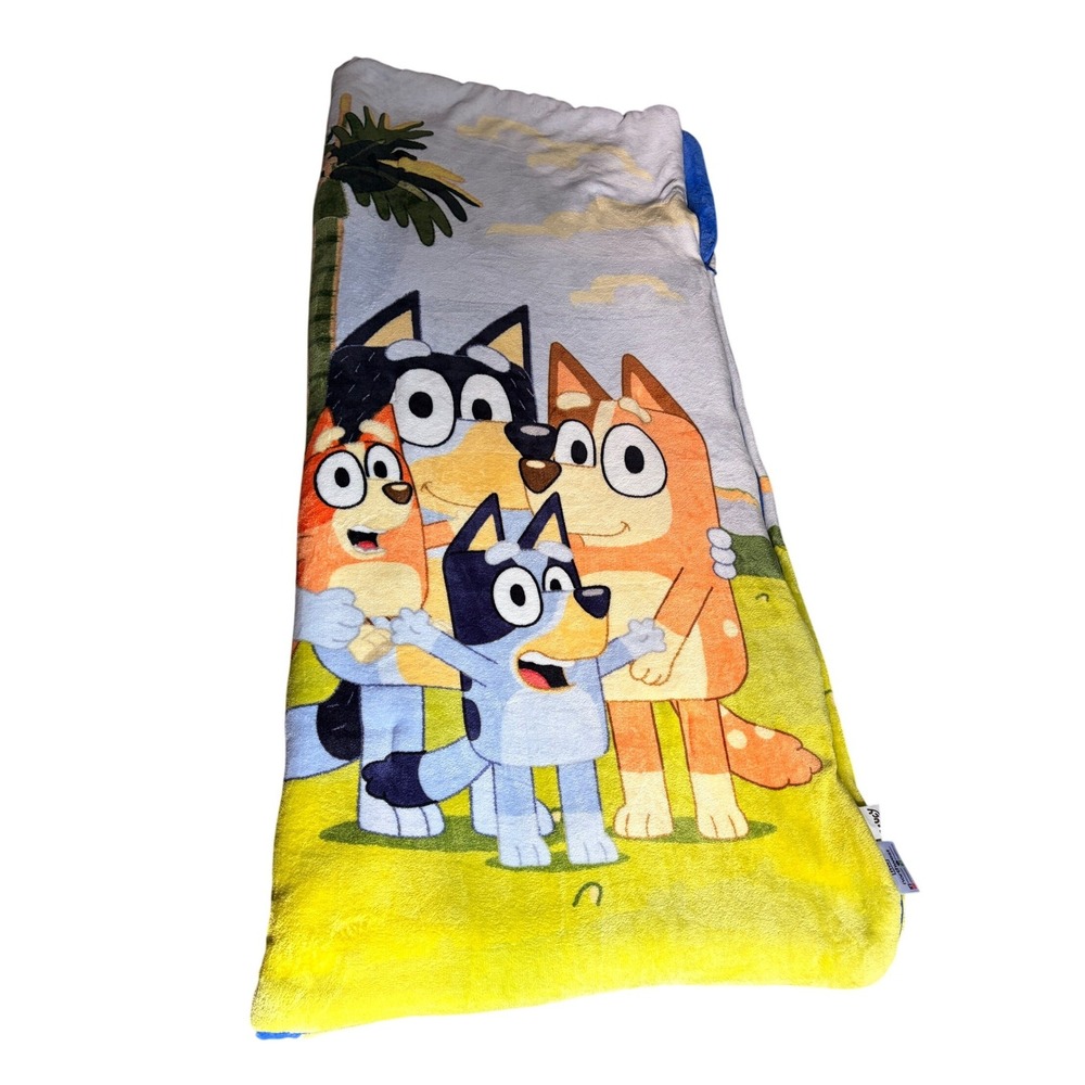 Bluey Heeler Family Plush Slumber Bag The Northwest Kids Sleeping Bag Blanket